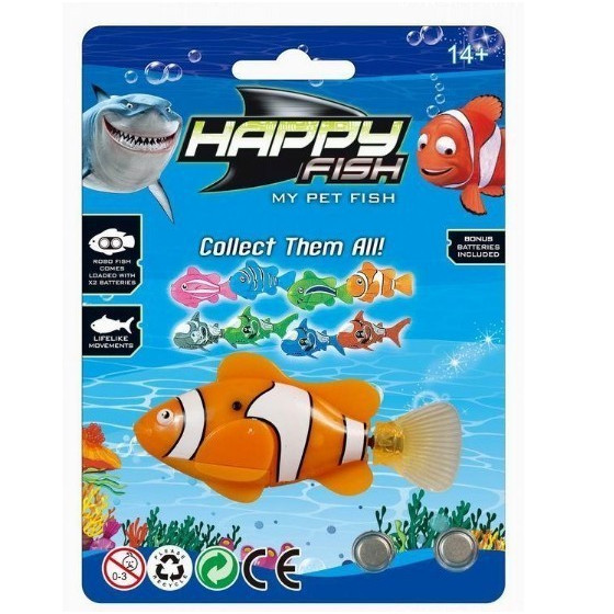 Забавна плуваща рибка робот Happy Fish – купи сега