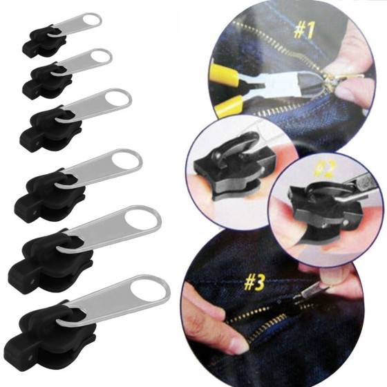 Комплект 6 броя машинки за ремонт на ципове Fix A Zipper - Купете сега!