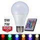 Смарт RGB крушка с дистанционно | Лесна смяна на цветове