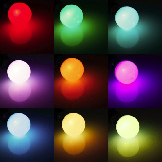 Смарт RGB крушка с дистанционно | Лесна смяна на цветове