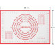 Стилна силиконова подложка за месене и разточване 45x140 см
